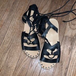 Steve Madden lace up sandals
